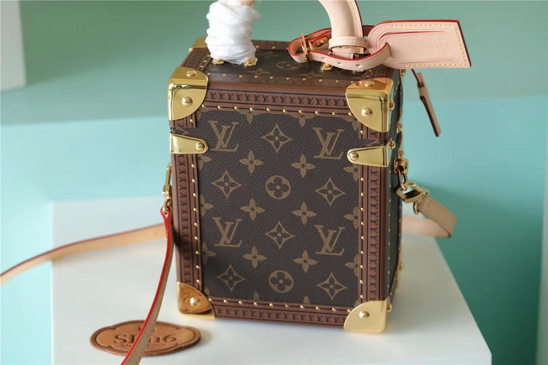 Louis Vuitton Camera Box Monogram Canvas By Nicolas Ghesquiere For Women, Women’s Handbags, Shoulder And Crossbody Bags 21.5cm/8.5in LV 