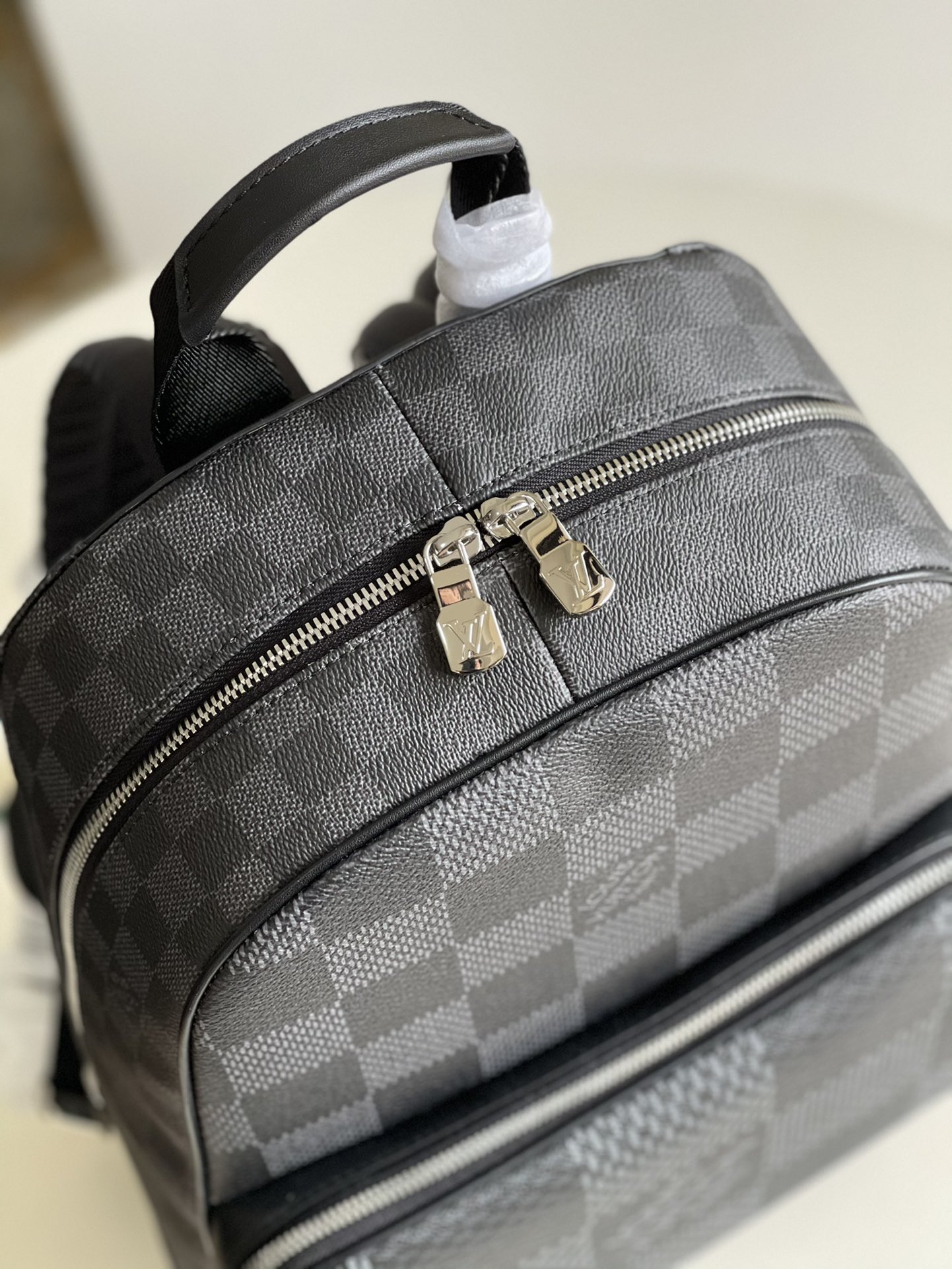 Louis Vuitton Campus Backpack Damier Graphite 3D Canvas Grey For Men, Men’s Bags 39cm