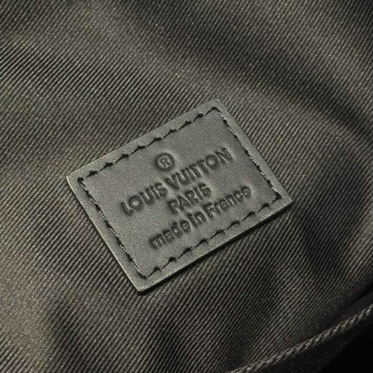 Louis Vuitton Campus Backpack Damier Infini Onyx Silver For Men, Men’s Bags 39cm