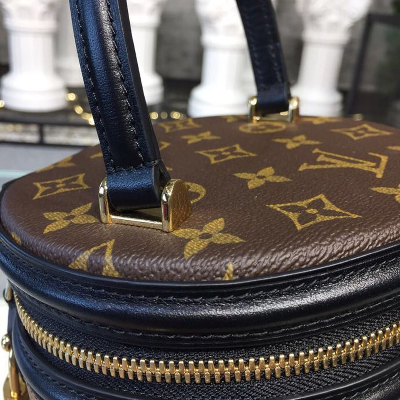 Louis Vuitton Cannes Monogram And Monogram Reverse Canvas By Nicolas Ghesquiere For Women, Women’s Handbags, Shoulder And Crossbody Bags 5.9in/15cm