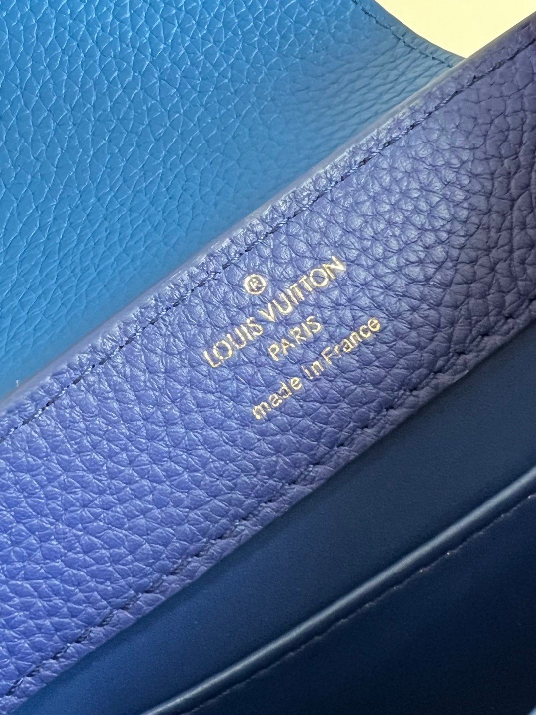 Louis Vuitton Capucines Mini Blue For Women, Women’s Handbags, Shoulder Bags And Crossbody Bags 8.3in/21cm LV