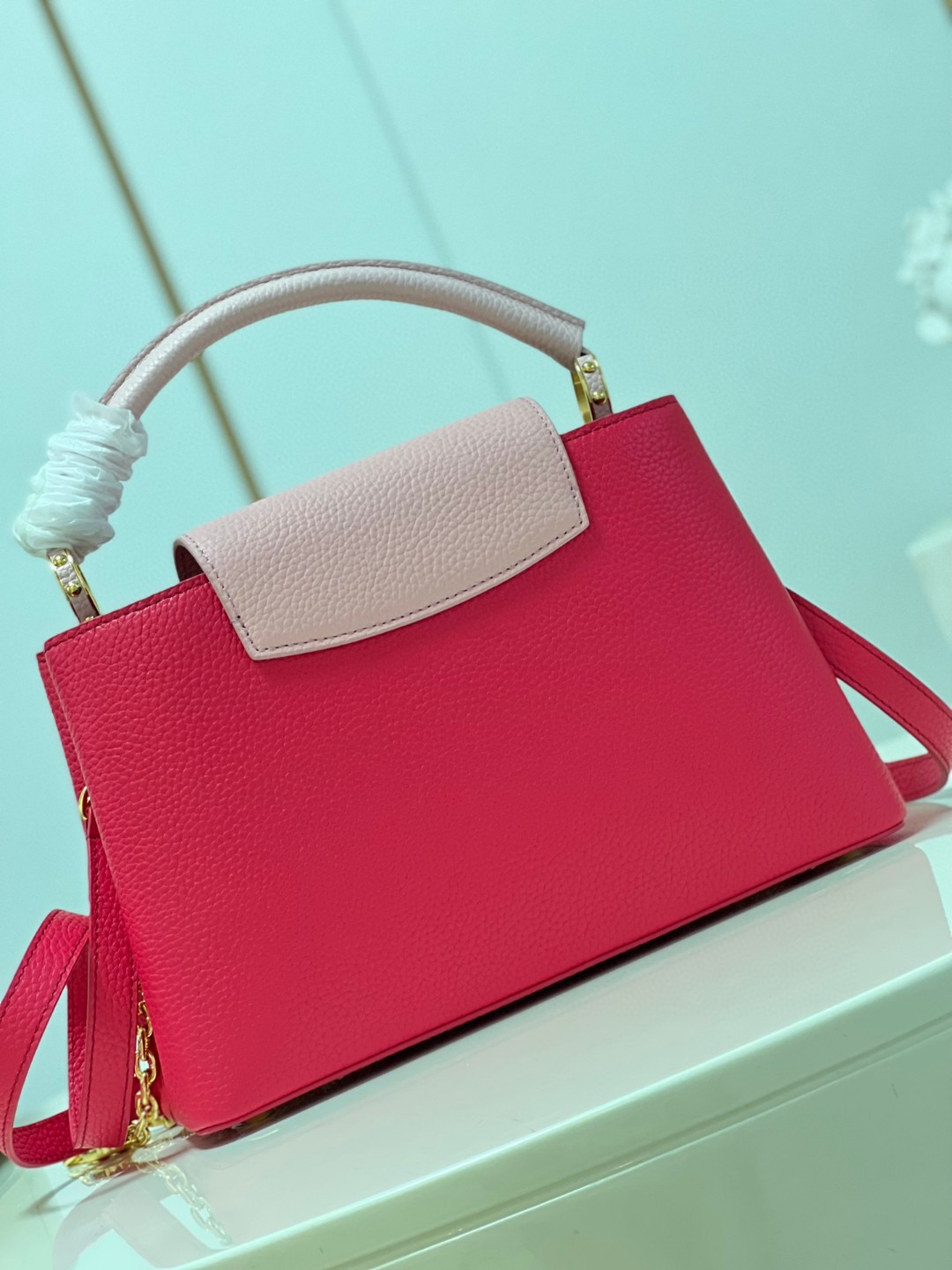 Louis Vuitton Capuciness MM Handbag Hot Pink For Women, Women’s Handbags, Shoulder Bags And Crossbody Bags 12.4in/32cm LV