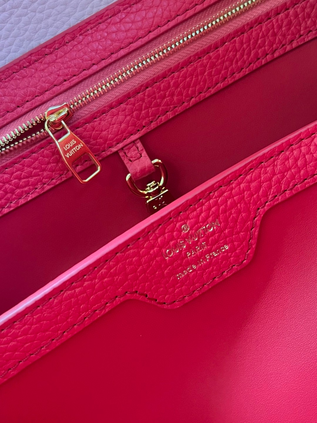 Louis Vuitton Capuciness MM Handbag Hot Pink For Women, Women’s Handbags, Shoulder Bags And Crossbody Bags 12.4in/32cm LV