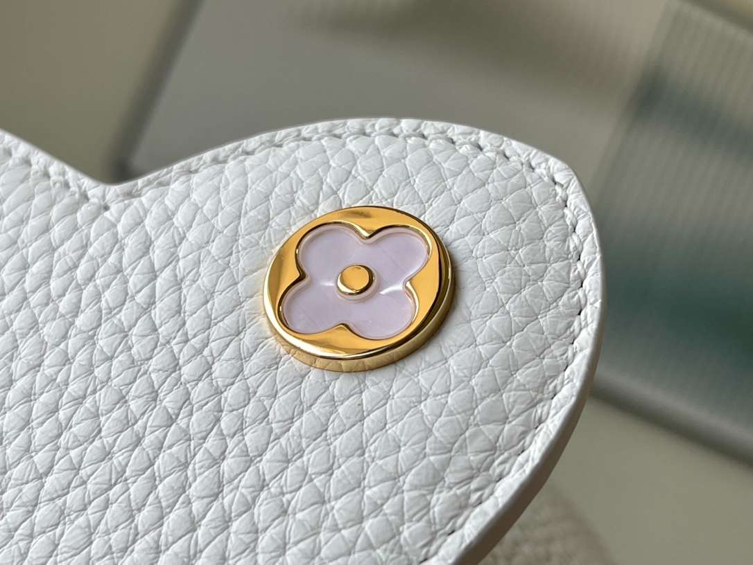 Louis Vuitton Capushell Bag White For Women 8.7in/22cm