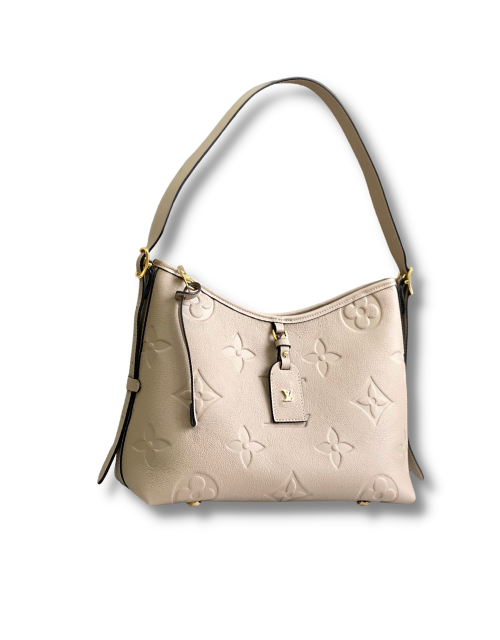 Louis Vuitton CarryAll PM Monogram Empreinte Cream For Women 11.8in/29cm