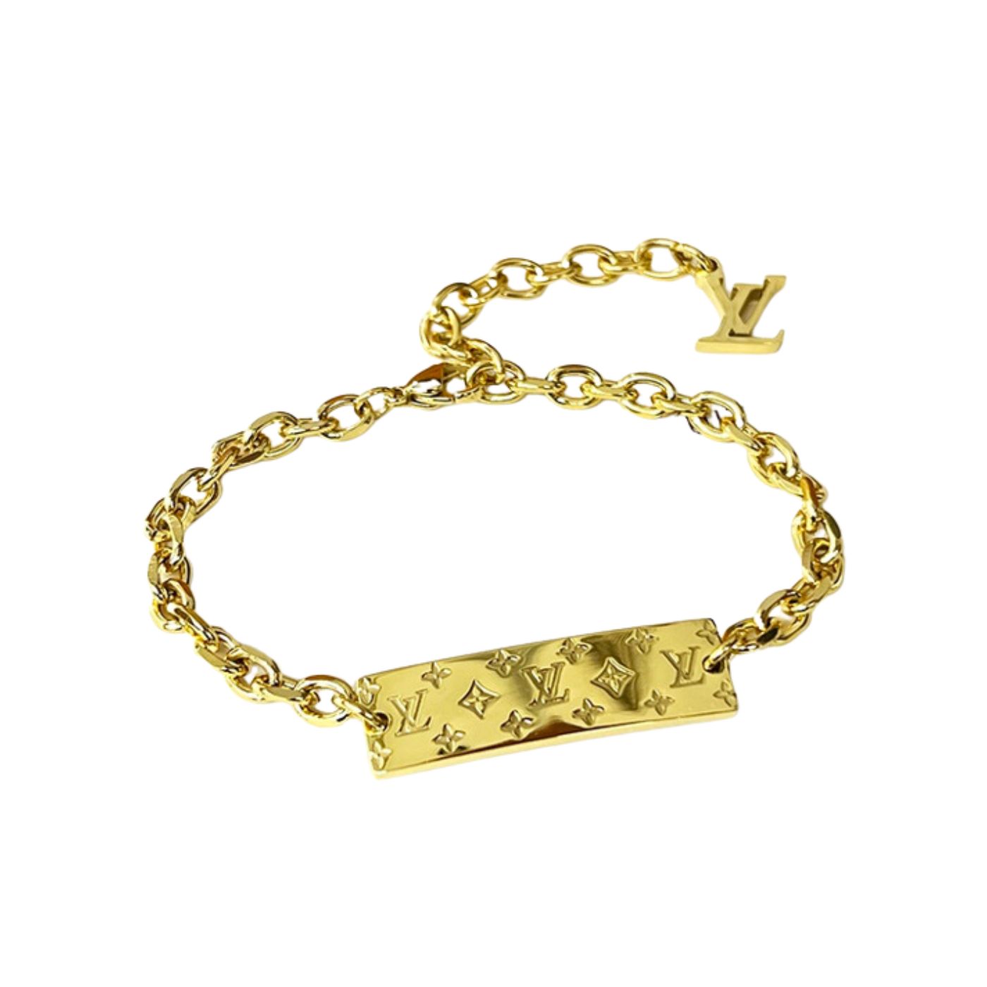 Louis Vuitton Chain Bracelet Gold For Women