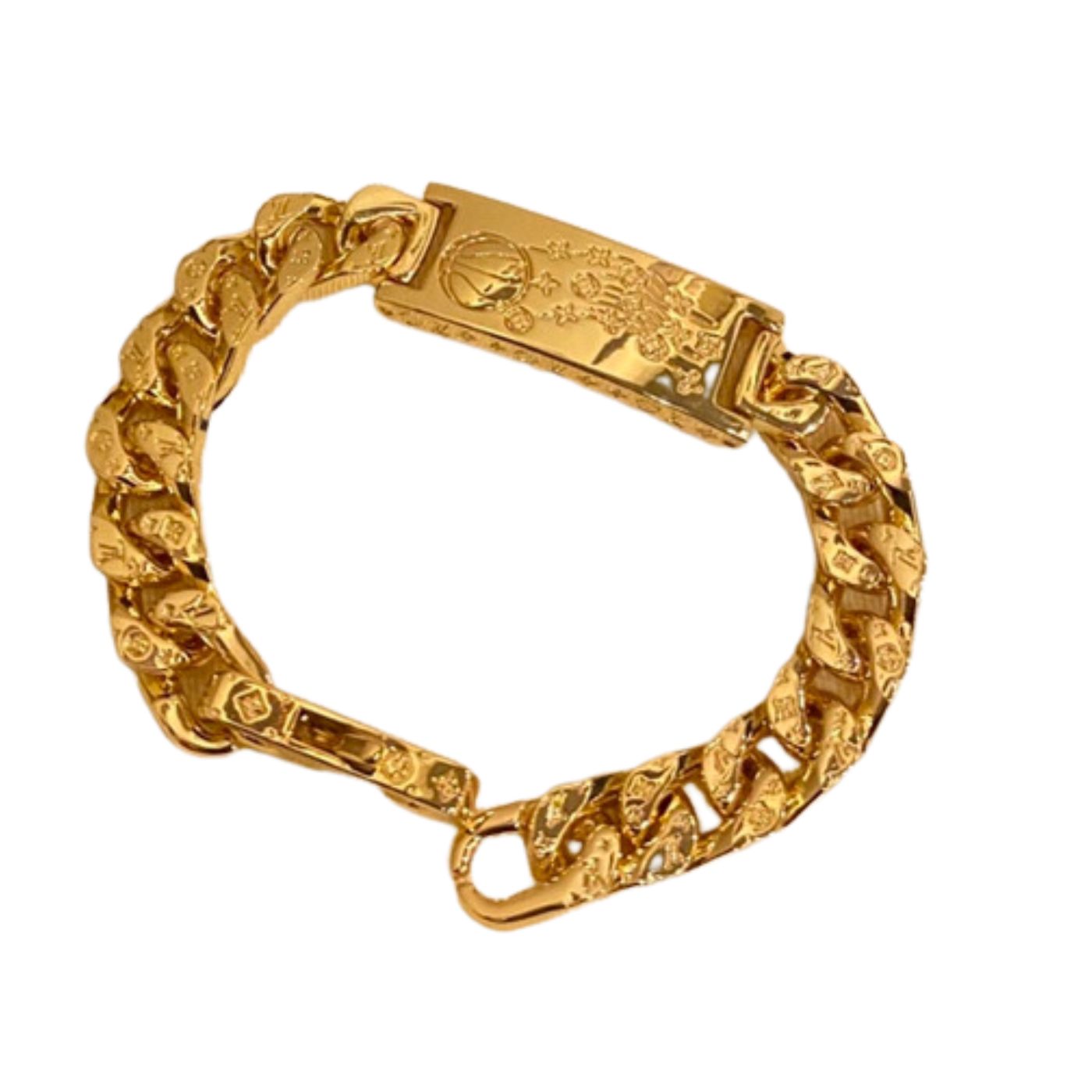 Louis Vuitton Chain Bracelet Gold For Women
