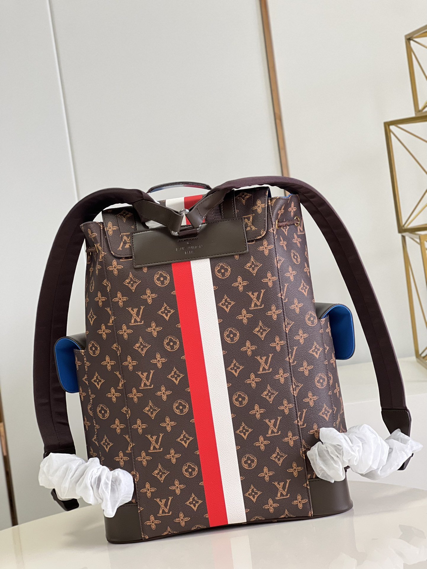 Louis Vuitton Christopher MM Monogram For Men, Men’s Bags, Men’s Backpacks 17.3in/44cm