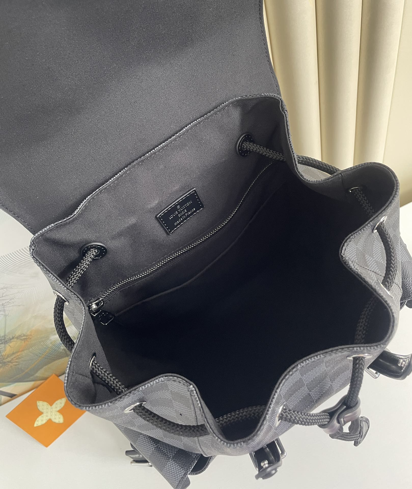 Louis Vuitton Christopher PM Damier Graphite For Men, Men’s Bags, Men’s Backpack 17.3in/44cm