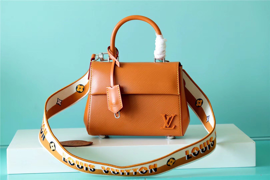 Louis Vuitton Cluny Mini Epi Gold Miel For Women, Women’s Handbags, Shoulder And Crossbody Bags 20cm/7.9in