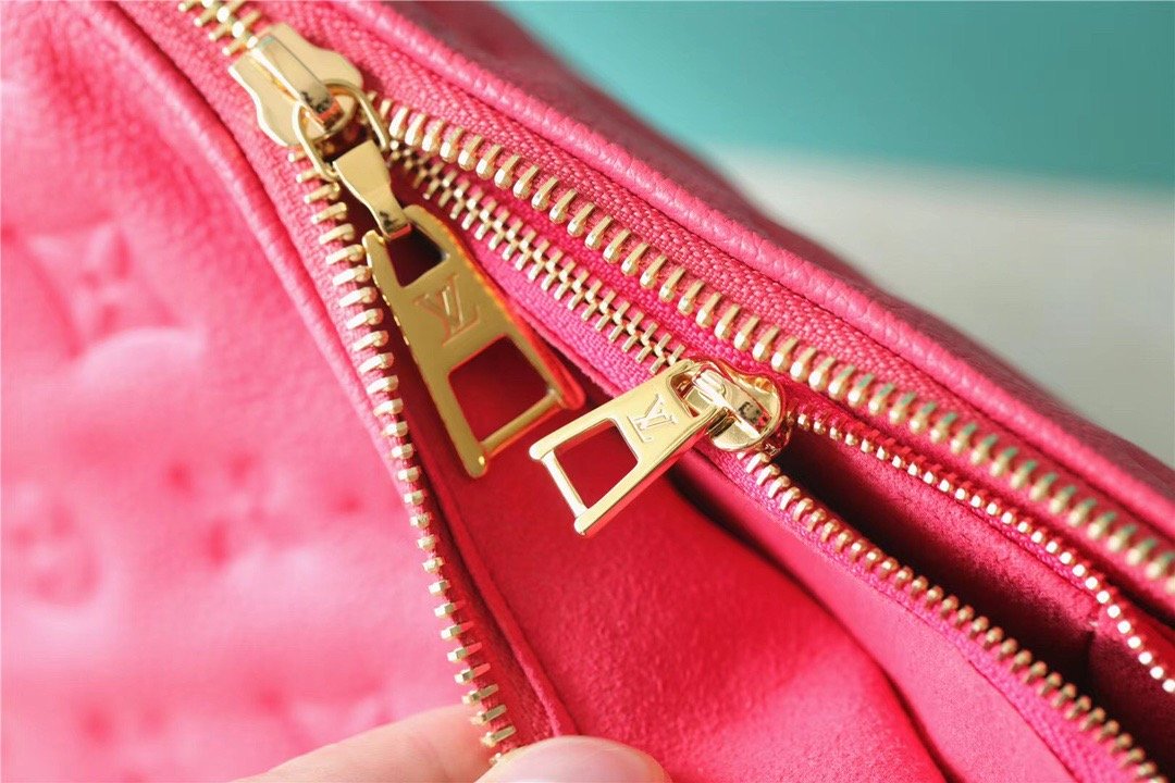 Louis Vuitton Coussin BB Grain Fluo Pink For Women, Women’s Bags, Shoulder And Crossbody Bags 8.3in/21cm