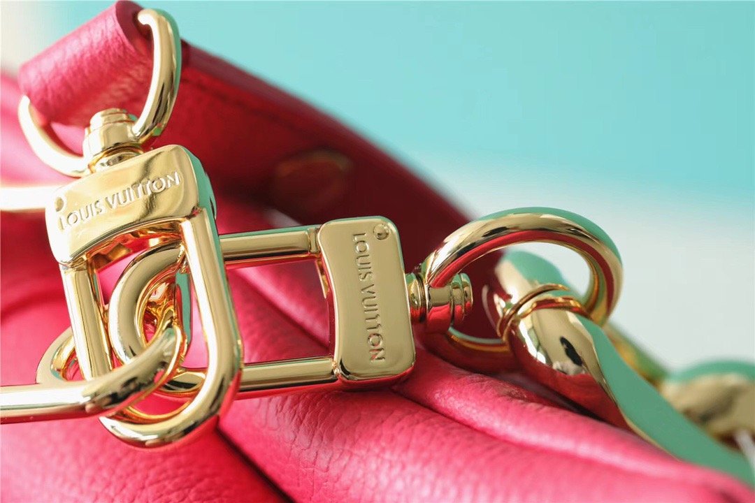 Louis Vuitton Coussin BB Grain Fluo Pink For Women, Women’s Bags, Shoulder And Crossbody Bags 8.3in/21cm