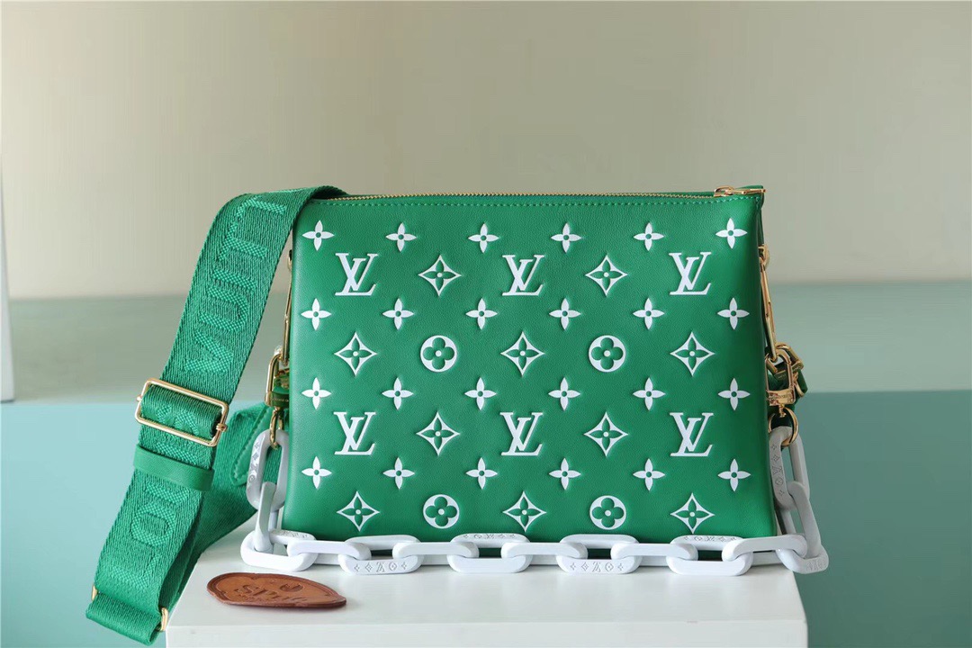 Louis Vuitton Coussin PM Bag Monogram For Women Green 10.2in/26cm