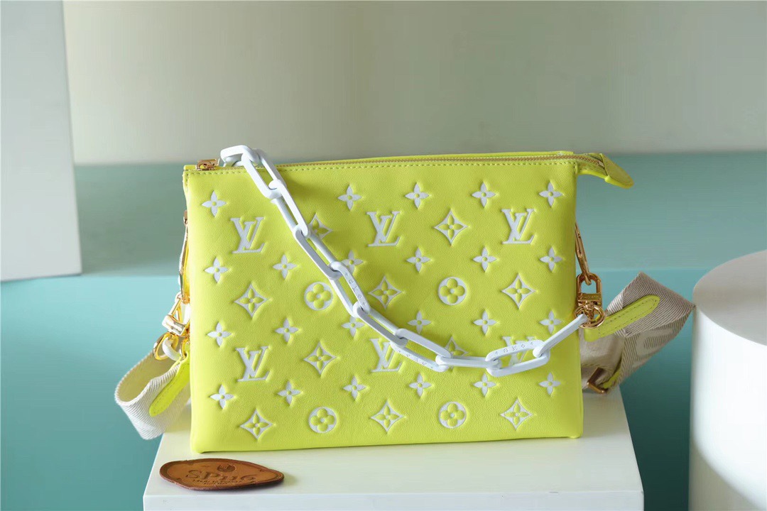 Louis Vuitton Coussin PM Bag Monogram For Women Yellow 10.2in/26cm
