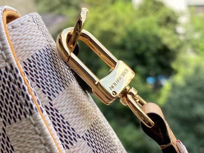 Louis Vuitton Croisette Damier Azur Canvas Pink For Women, Women’s Handbag, Shoulder And Crossbody Bags 9.8in/25cm