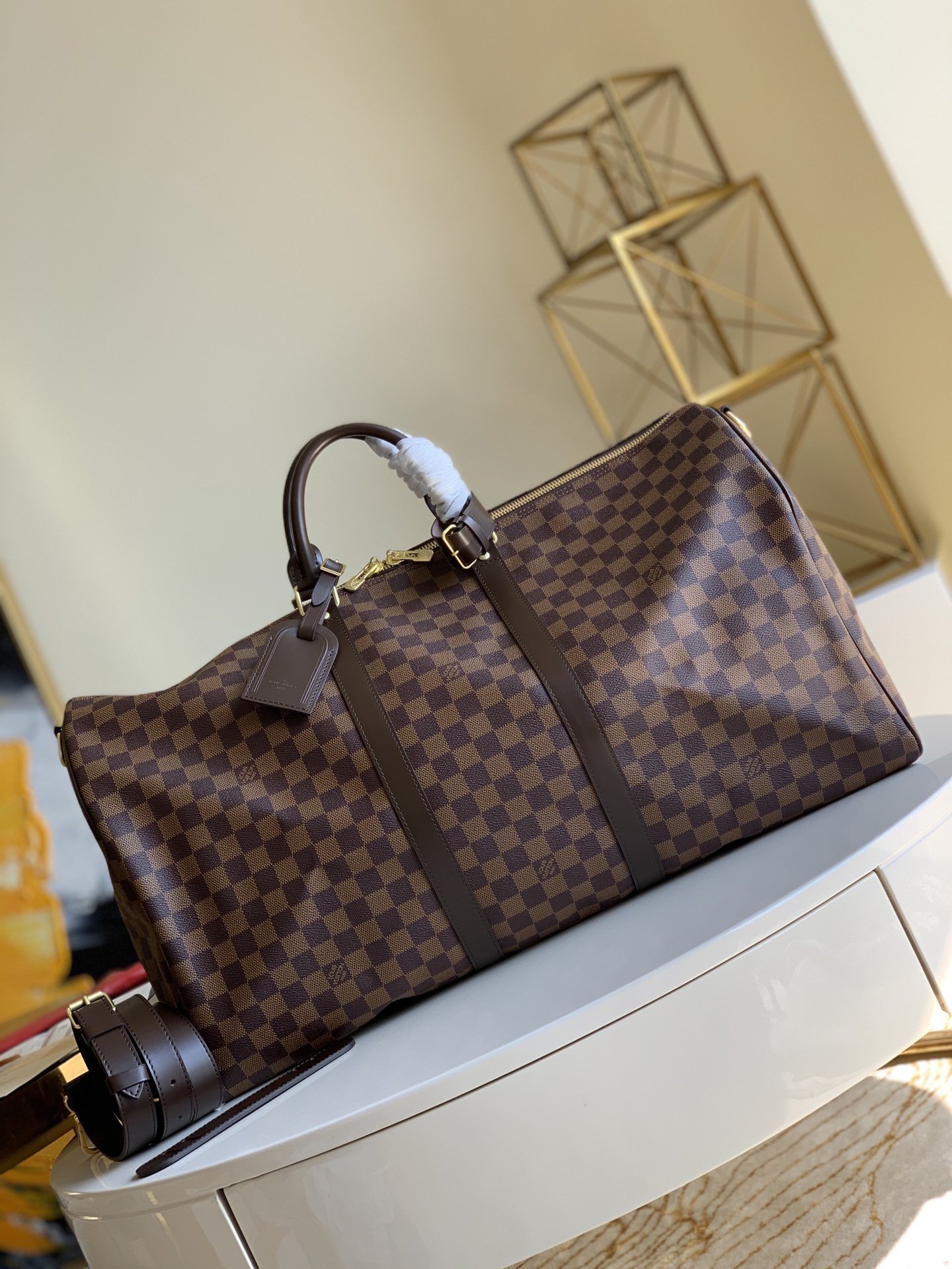 Louis Vuitton Damier 55cm Brown