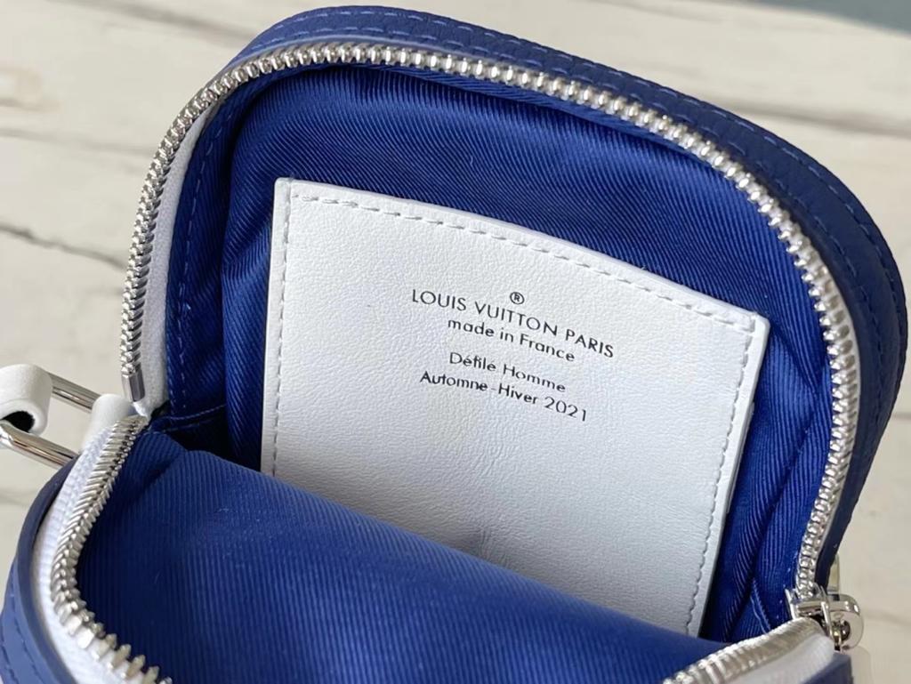 Louis Vuitton Danube PPM Bag Vintage Monogram Blue By Virgil Abloh For Men, Men’s Bags, Shoulder And Crossbody Bags 6.7in/17cm