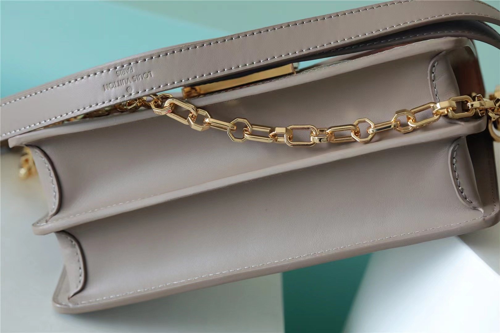 Louis Vuitton Dauphine East West Monogram Khaki For Women, Women’s Handbags, Shoulder and Crossbody Bags 9.6in/24.5cm LV 