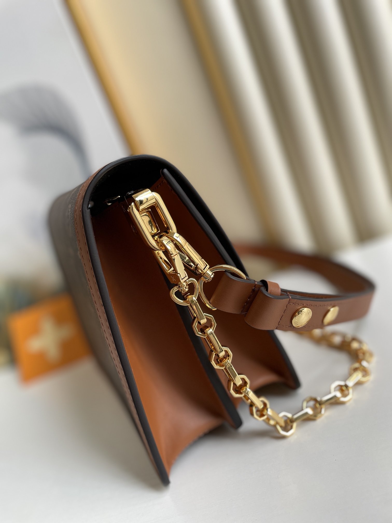 Louis Vuitton Dauphine MM Monogram And Monogram Reverse Canvas By Nicolas Ghesquière For The Cruise Collection, Women’s Handbags, Shoulder Bags 25cm