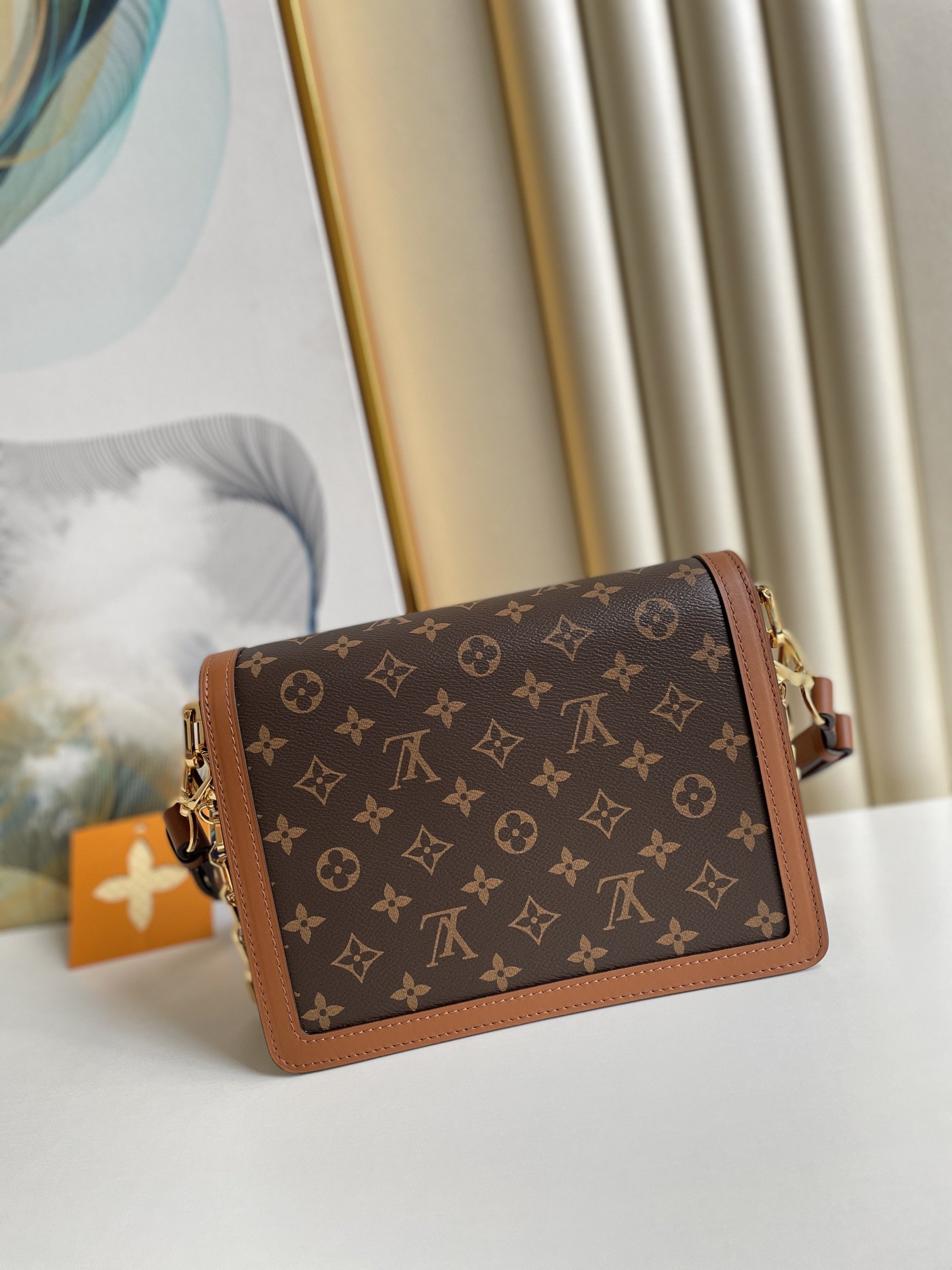 Louis Vuitton Dauphine MM Monogram And Monogram Reverse Canvas By Nicolas Ghesquière For The Cruise Collection, Women’s Handbags, Shoulder Bags 25cm