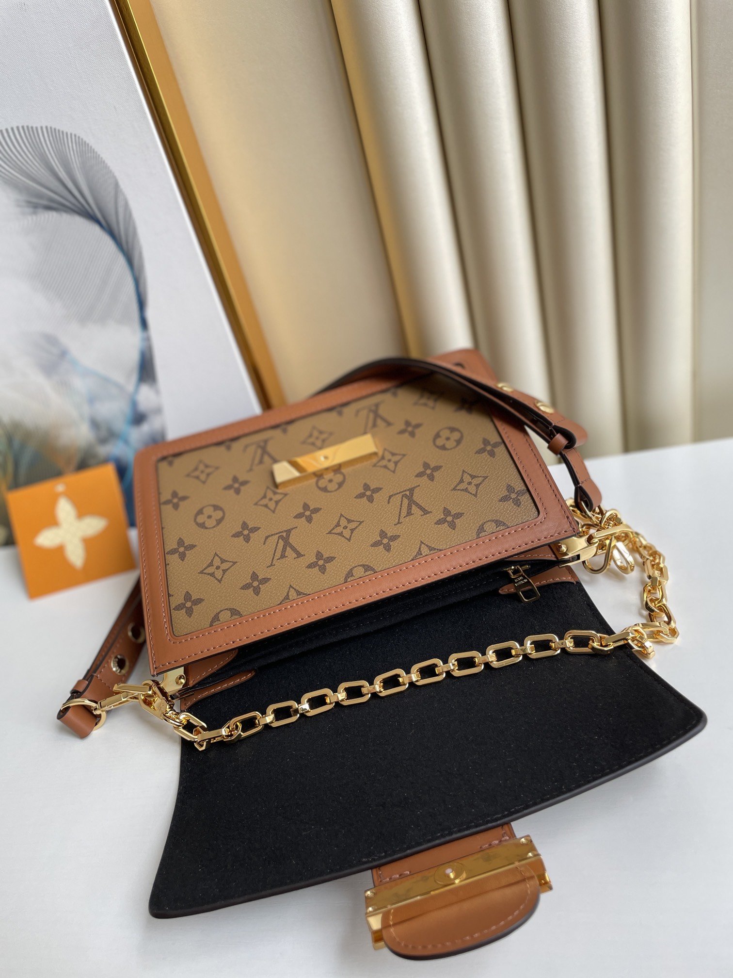 Louis Vuitton Dauphine MM Monogram And Monogram Reverse Canvas By Nicolas Ghesquière For The Cruise Collection, Women’s Handbags, Shoulder Bags 25cm