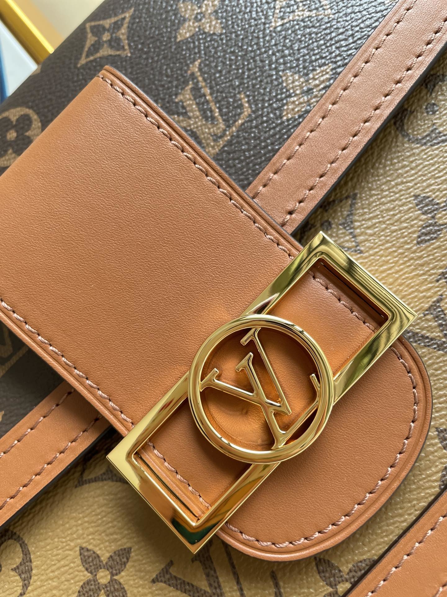 Louis Vuitton Dauphine MM Monogram And Monogram Reverse Canvas By Nicolas Ghesquière For The Cruise Collection, Women’s Handbags, Shoulder Bags 25cm
