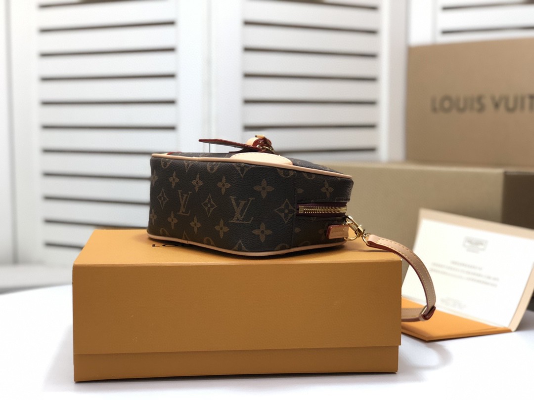 Louis Vuitton Deauville Mini Monogram Canvas By Nicolas Ghesquiere For Women, Women’s Handbags, Shoulder And Crossbody Bags 8.3in/22cm