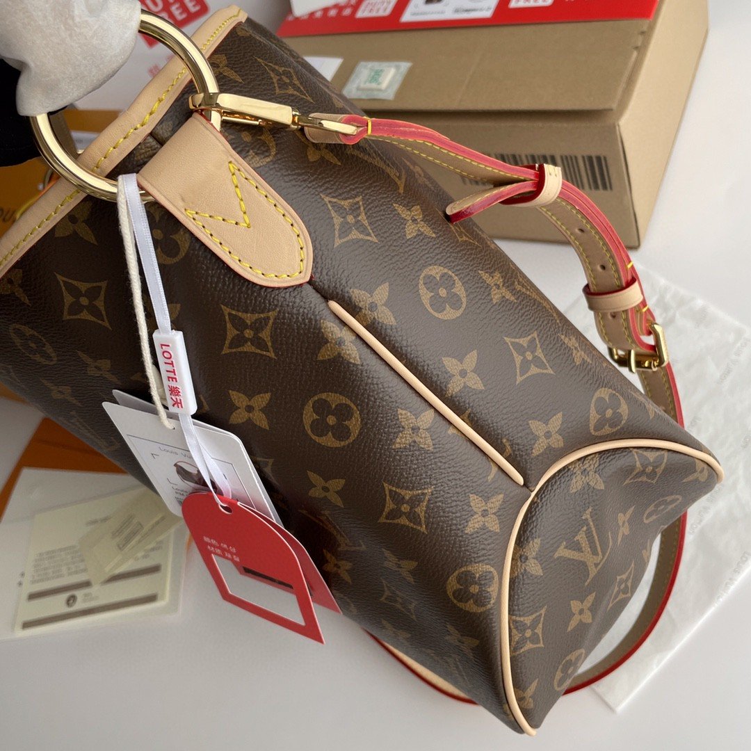 Louis Vuitton Delightful PM Monogram Canvas Natural For Women, Women’s Handbags, Shoulder Bags 33cm