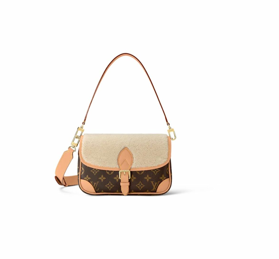 Louis Vuitton Diane Bag Brown For Women 9.4in/24cm