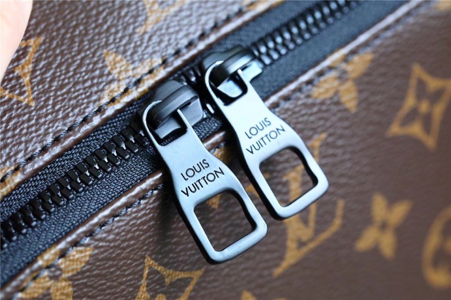 Louis Vuitton Discovery Backpack Monogram Canvas With LV Rubber Signature Appliqué For Fall, Men’s Bags 40cm