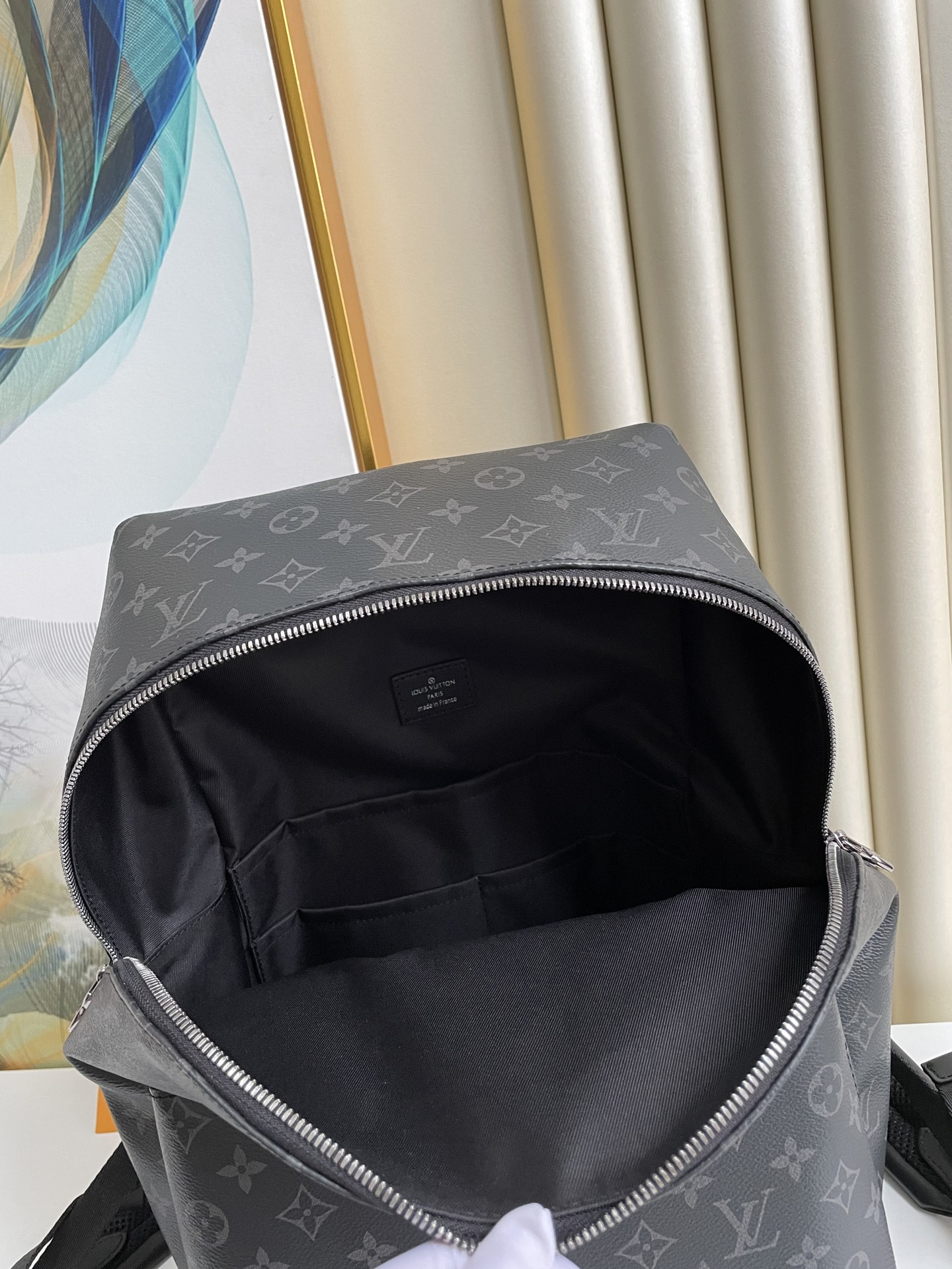 Louis Vuitton Discovery Backpack PM Monogram Eclipse Canvas For Men, Men’s Bags 40cm