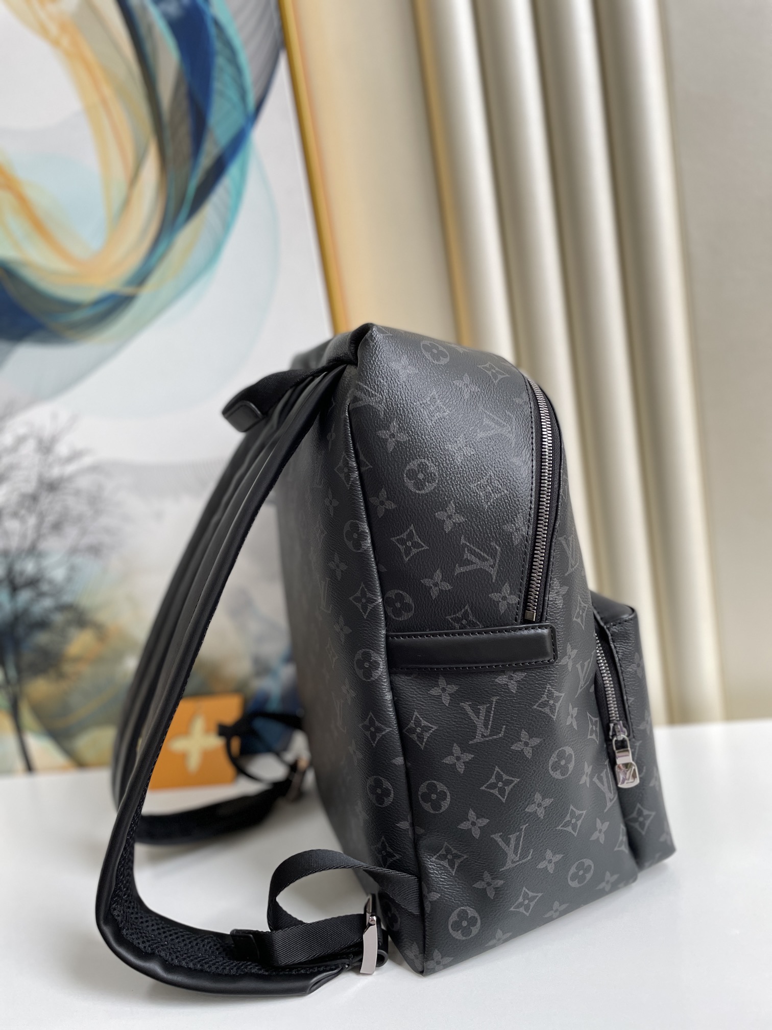 Louis Vuitton Discovery Backpack PM Monogram Eclipse Canvas For Men, Men’s Bags 40cm