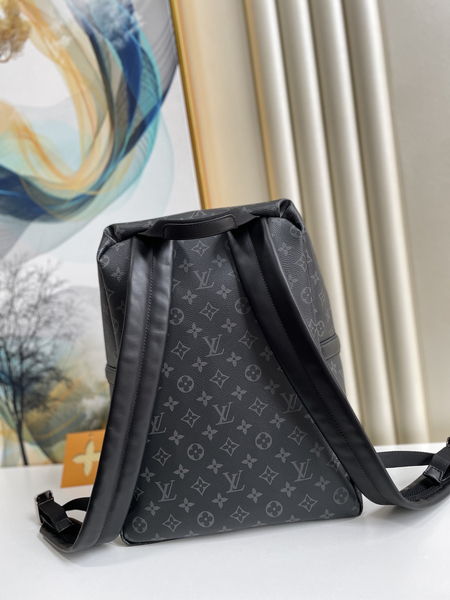 Louis Vuitton Discovery Backpack PM Monogram Eclipse Canvas For Men, Men’s Bags 40cm