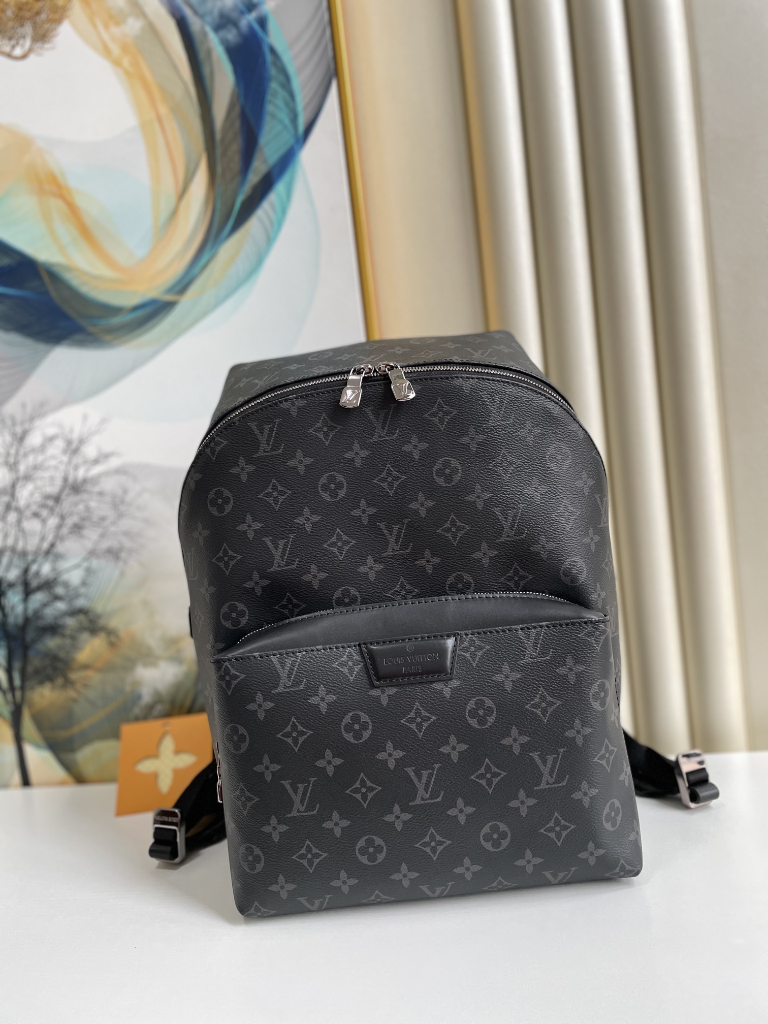 Louis Vuitton Discovery Backpack PM Monogram Eclipse Canvas For Men, Men’s Bags 40cm