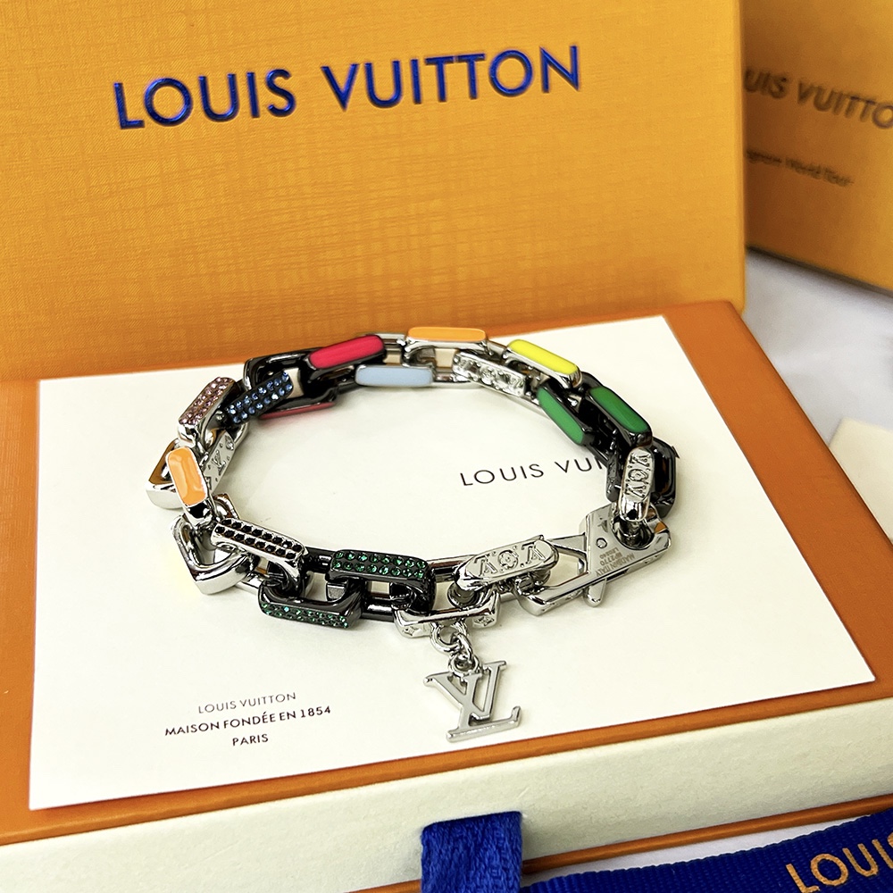 Louis Vuitton Donkey’s Paradise Chain Bracelet Multicolor For Women