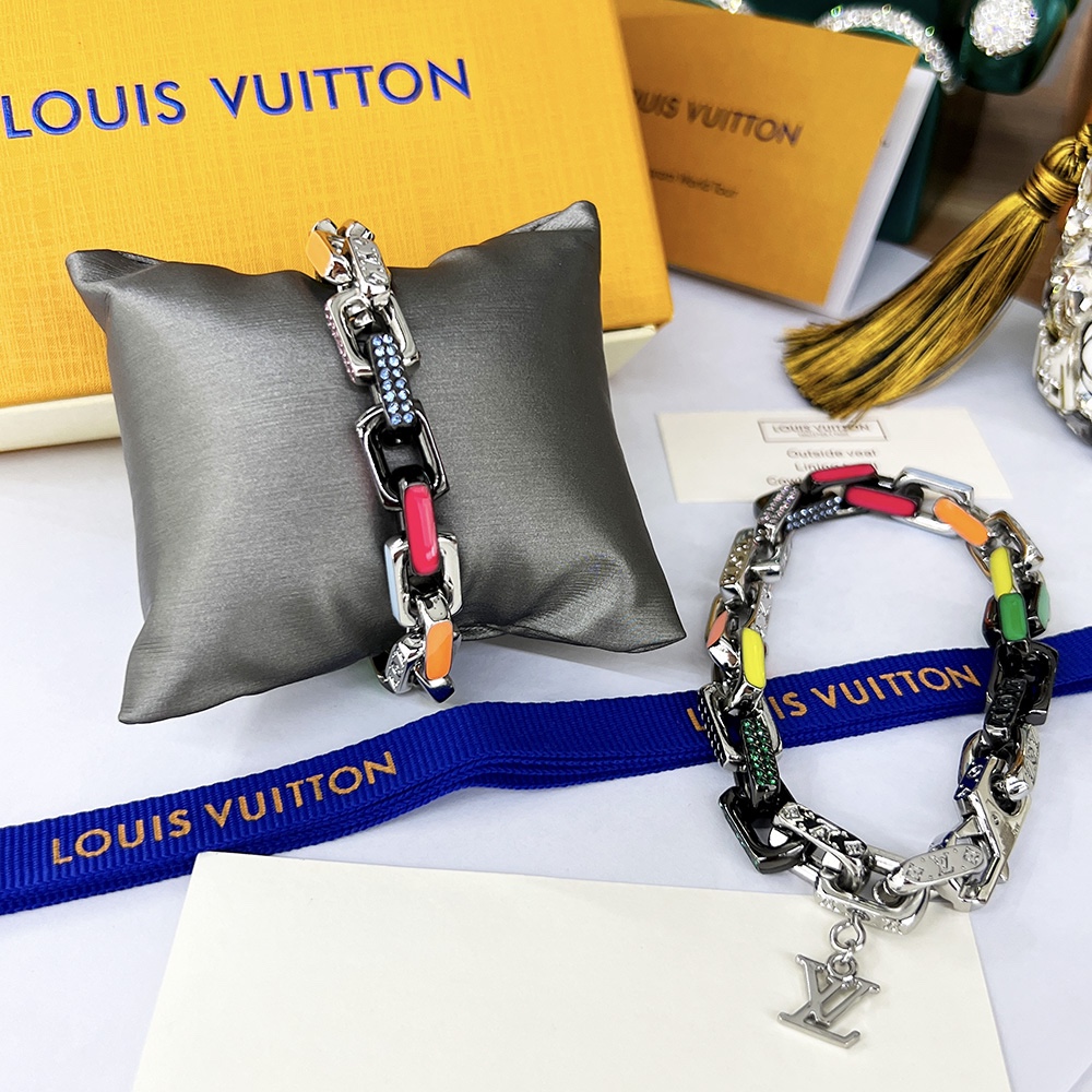 Louis Vuitton Donkey’s Paradise Chain Bracelet Multicolor For Women