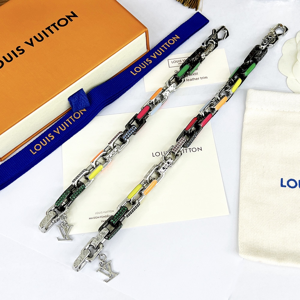 Louis Vuitton Donkey’s Paradise Chain Bracelet Multicolor For Women