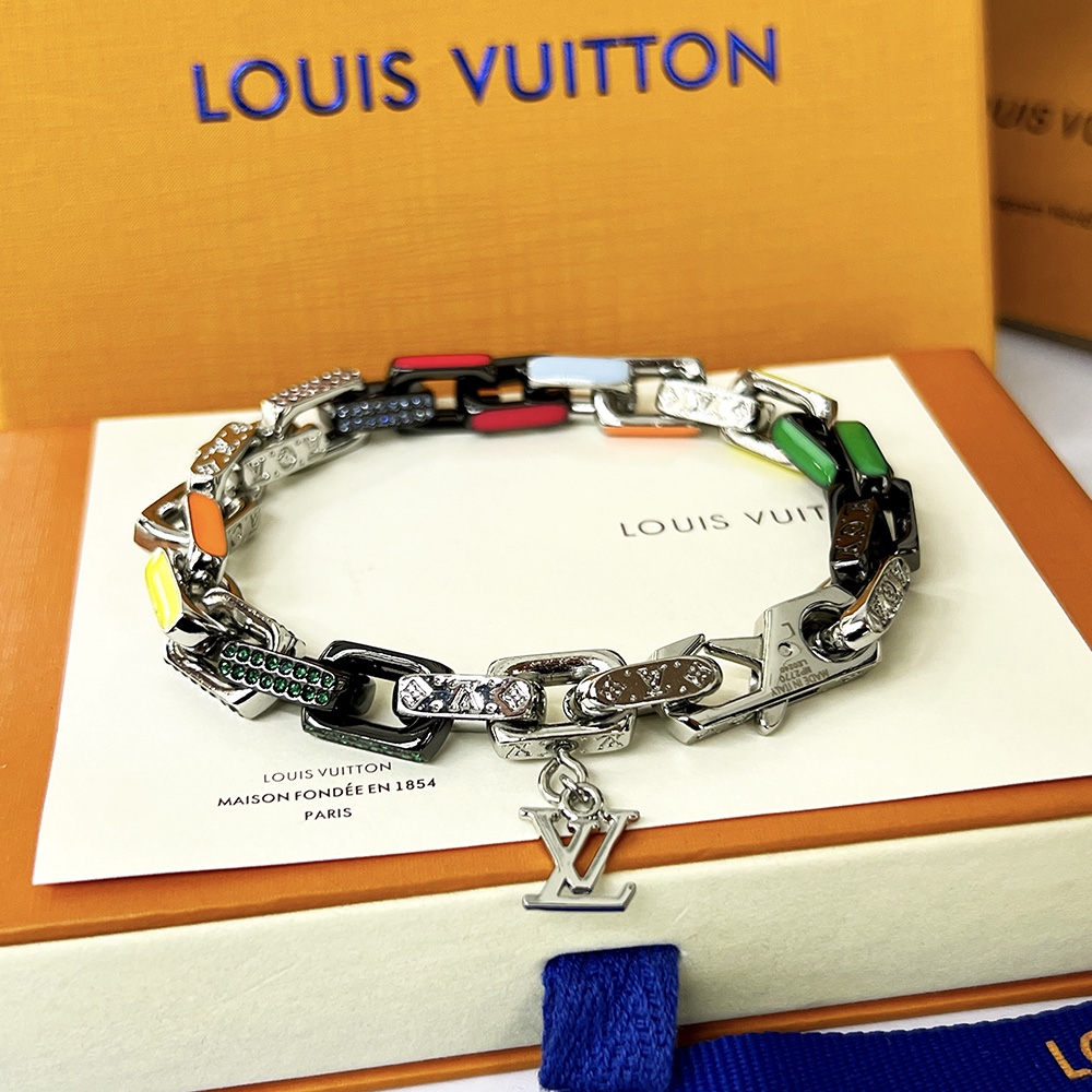 Louis Vuitton Donkey’s Paradise Chain Bracelet Multicolor For Women