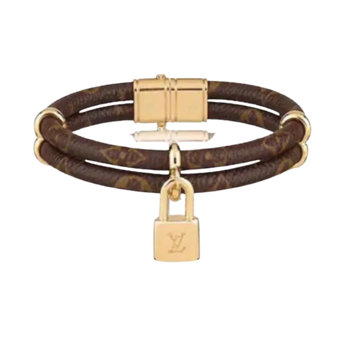 Louis Vuitton Double Bracelet Brown For Women