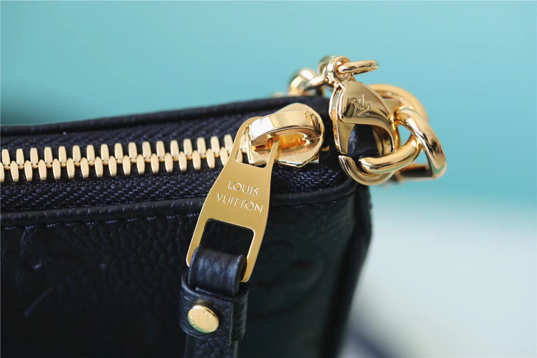 Louis Vuitton Easy Pouch On Strap Monogram Empreinte Black For Women, Women’s Handbags, Shoulder Bags And Crossbody Bags 7.5in/19cm