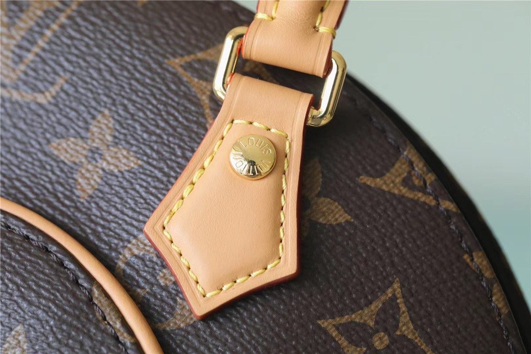 Louis Vuitton Ellipse BB Handbag Created By Nicolas Ghesquiere From Classic Monogram Canvas For Women Brown 23cm/8.9in LV