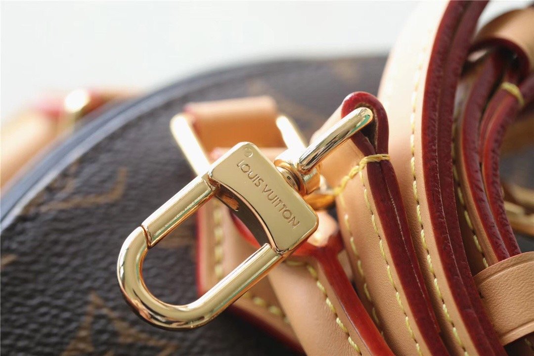 Louis Vuitton Ellipse BB Handbag Created By Nicolas Ghesquiere From Classic Monogram Canvas For Women Brown 23cm/8.9in LV