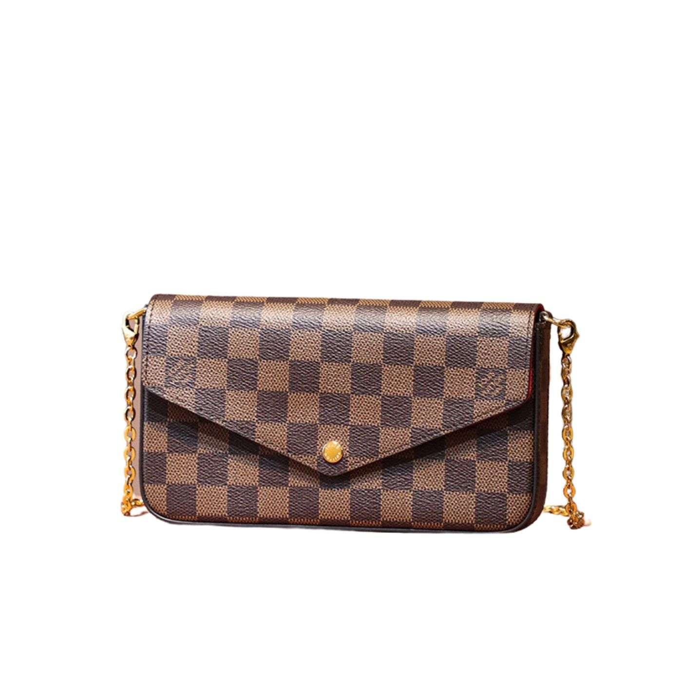 Louis Vuitton Felicie Pochette Brown For Women 21cm / 8.3in
