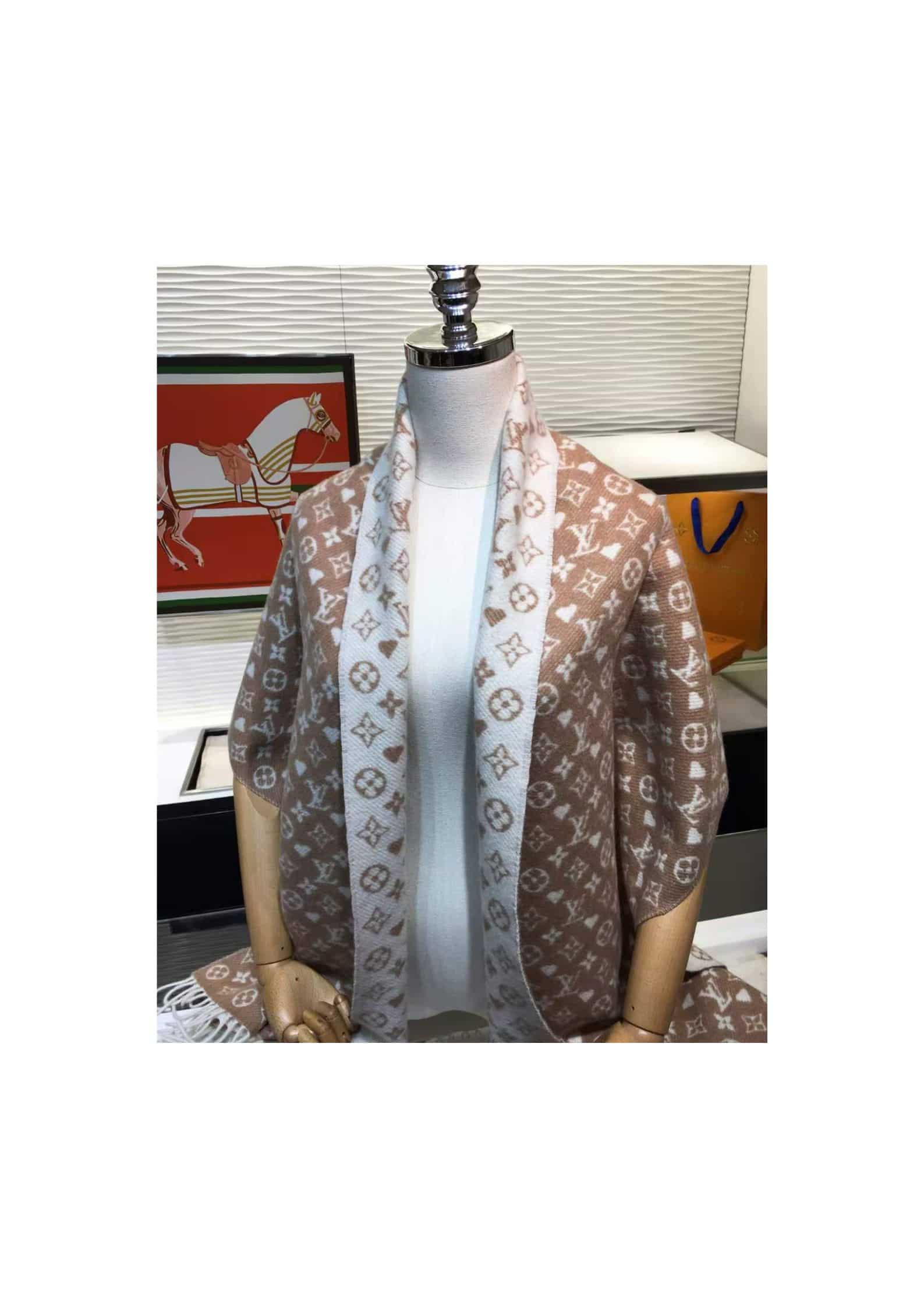 Louis Vuitton Game On Scarf Brown For Women