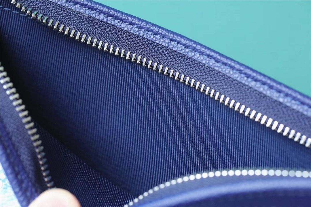Louis Vuitton Gaston Wearable Wallet Monogram Blue For Men, Men’s Bags, Shoulder And Crossbody Bags 8.7in/22cm