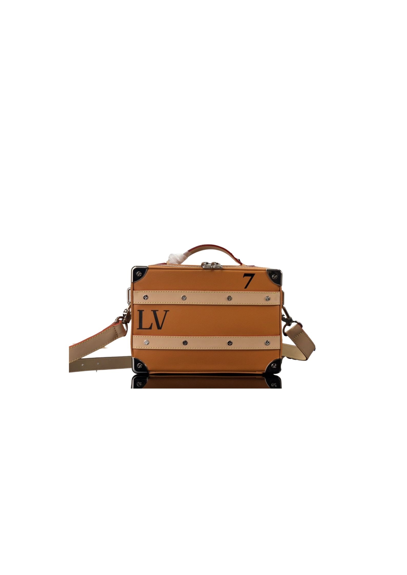 Louis Vuitton Handle Soft Trunk Brown For Women 8.5in/21.5cm