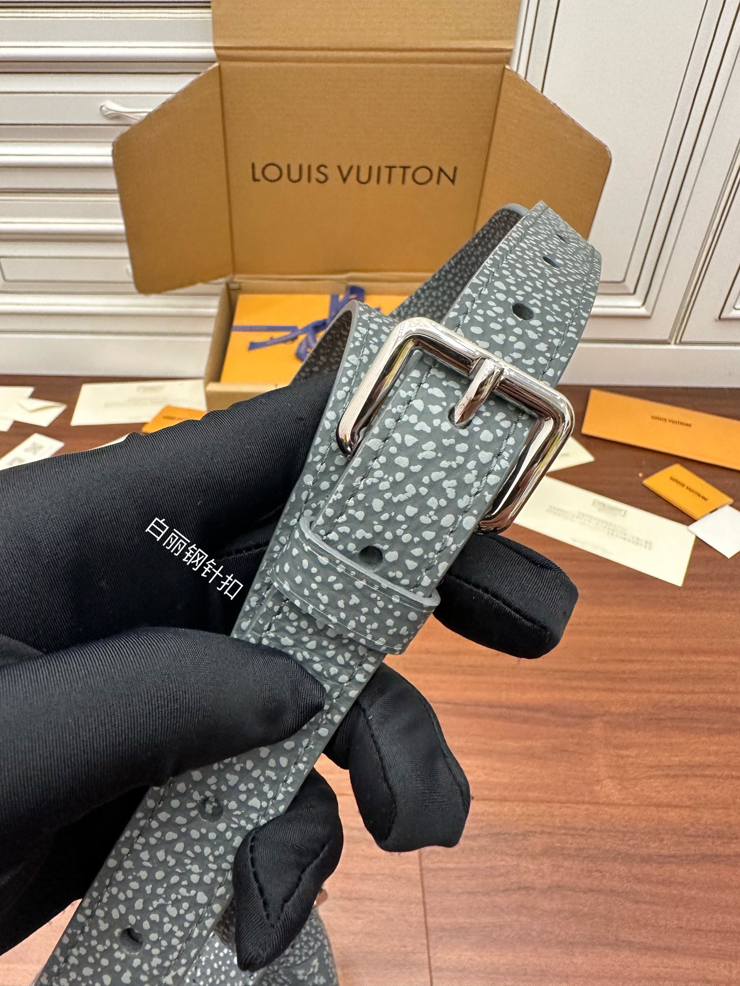 Louis Vuitton Hobo Cruiser PM Other Handbags Monogram Embossed Grey For Women 9.4in/24cm