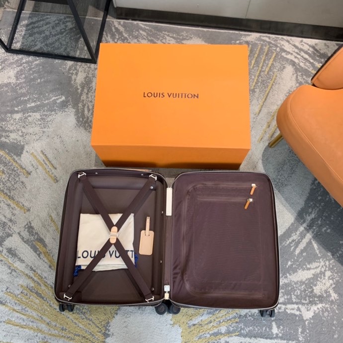Louis Vuitton Horizon 55 Monogram Unisex Rolling Lugage Black 55cm For Men, Men’s Luggage 21.7in/55cm LV