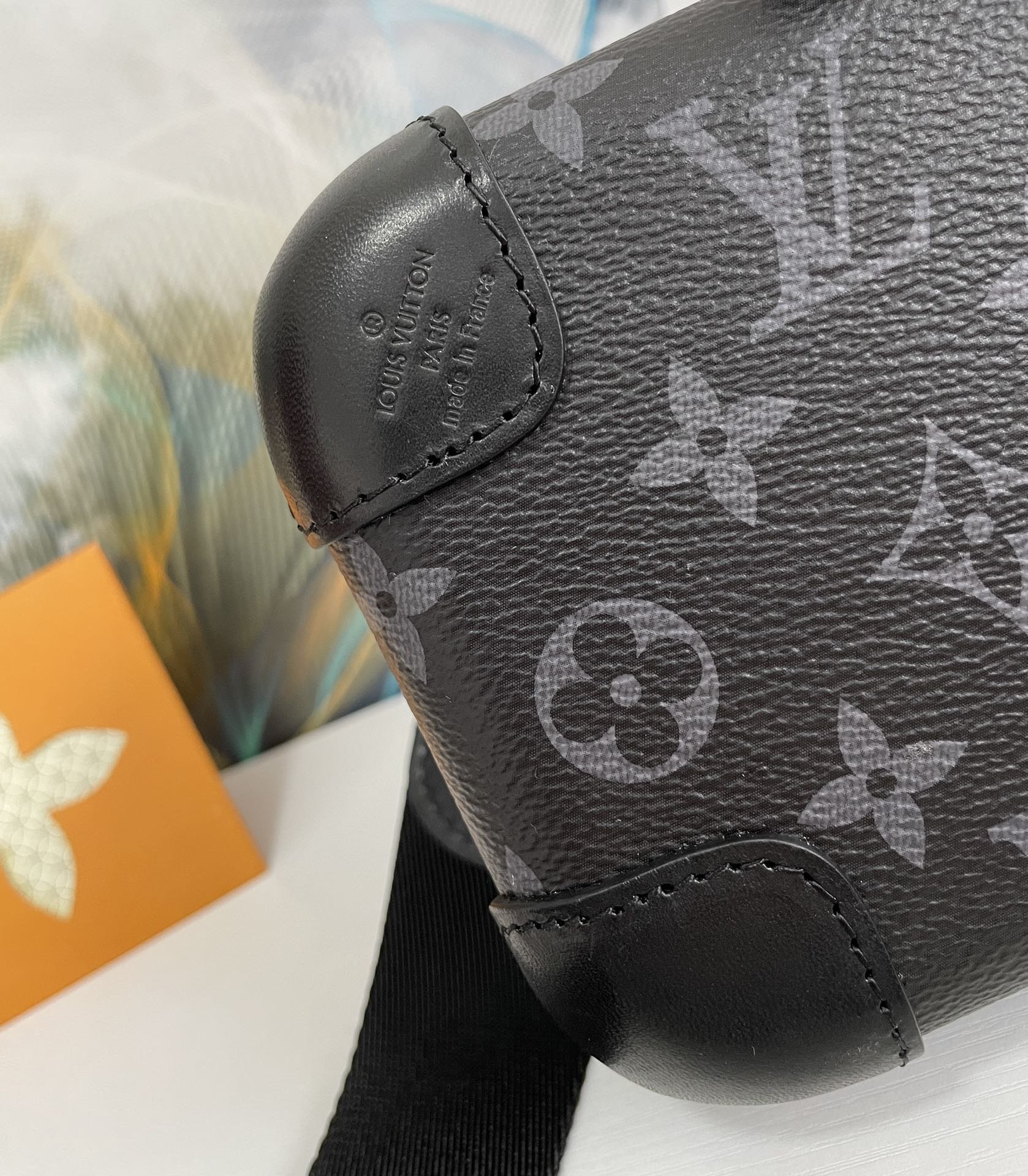 Louis Vuitton Horizon Clutch Monogram Eclipse For Men, Men’s Bags, Shoulder And Crossbody Bags 8.3in/21cm