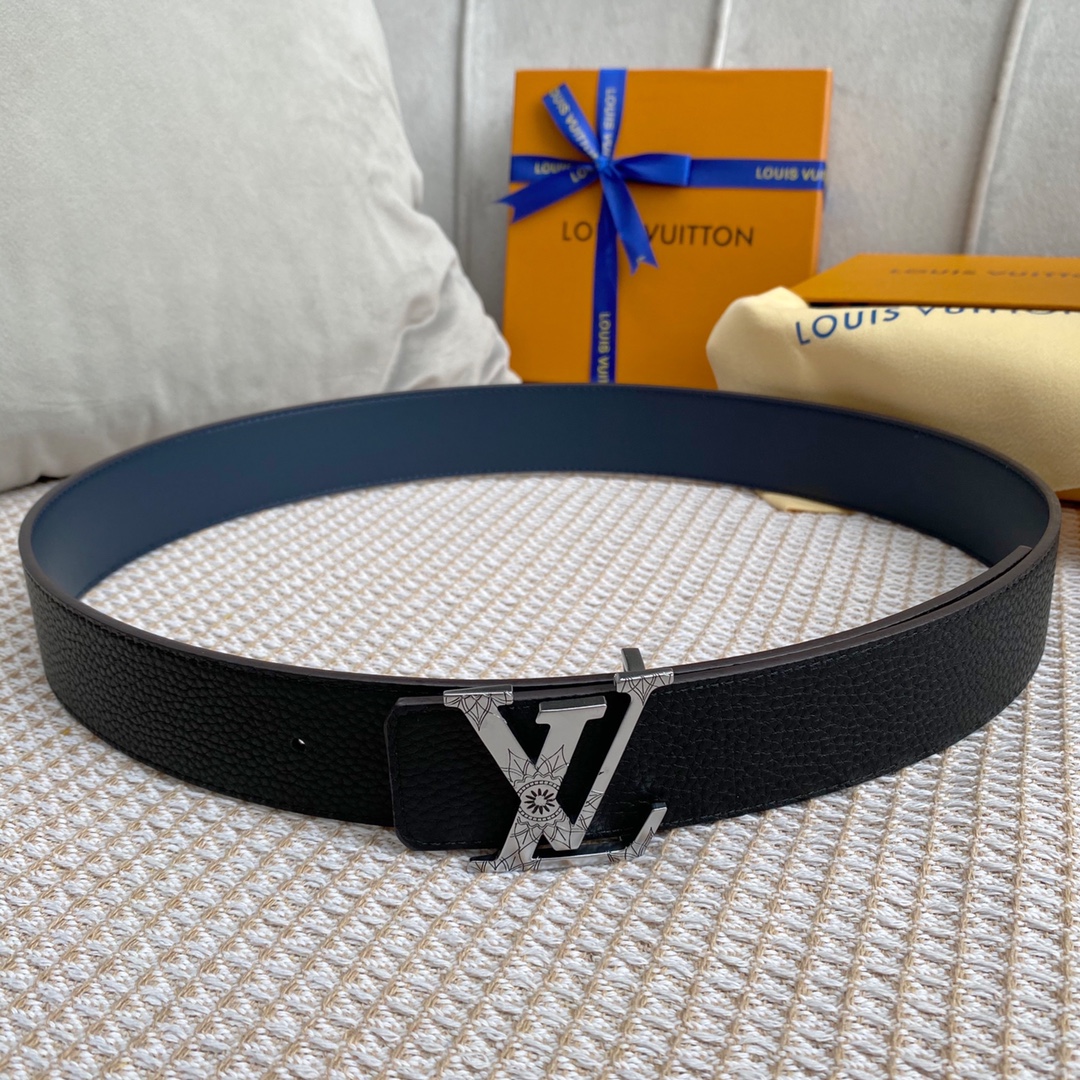 Louis Vuitton Iconic Reversible LV Belt Black LV Women Belt